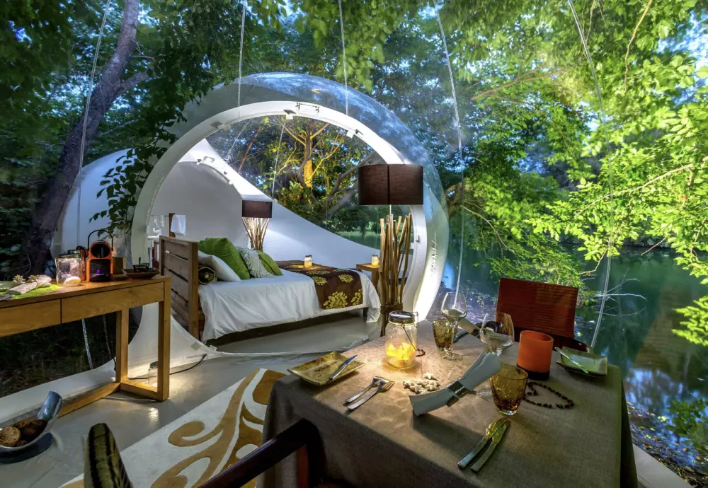 bubble tent stargaze