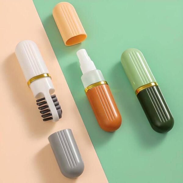 3-in-1 Eco-Friendly Portable Cleaning Brush with Liquid Dispenser