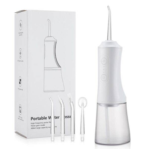 Portable Water Flosser for Teeth Whitening & Oral Care - Rechargeable & Waterproof