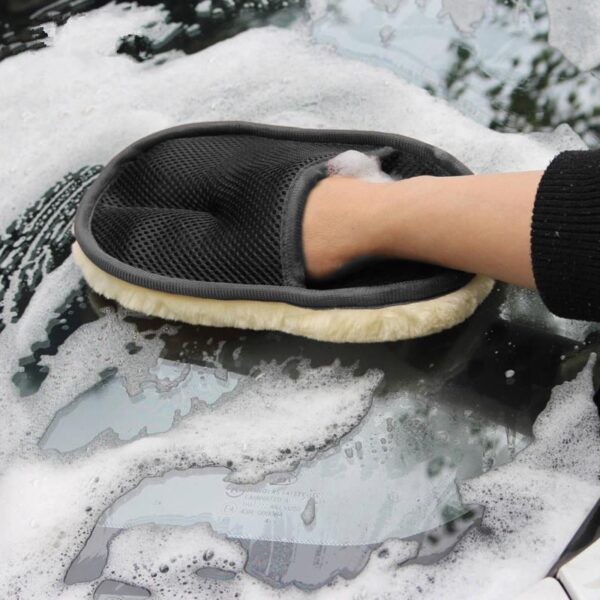 Soft Microfiber Wool Car Wash Glove