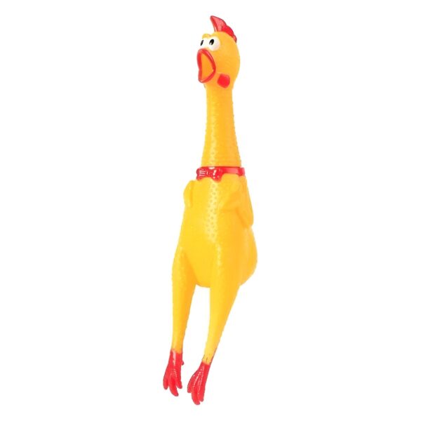 Rubber Screaming Chicken Squeaky Toy