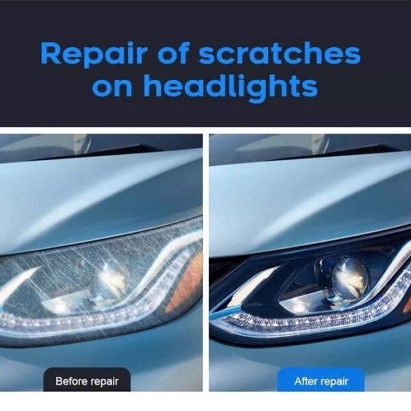 Car Headlight Restoration Kit - 800g Non-Scratch Hydrophobic Polish - Image 7