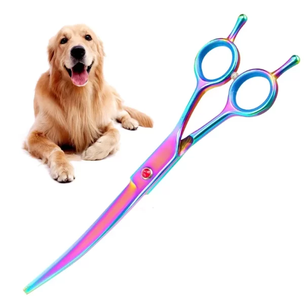 7.5-Inch Up Curved Pet Grooming Scissors