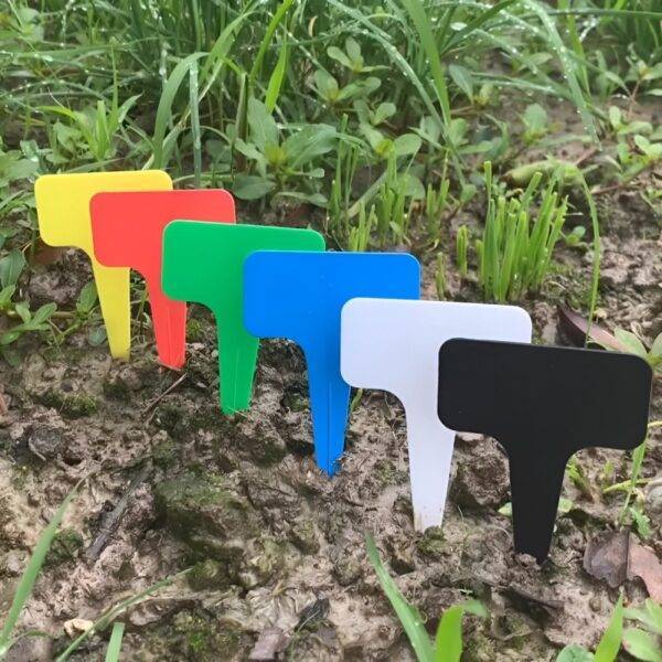 120pcs PVC Plant T-Type Tags