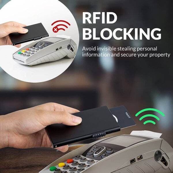 RFID Blocking Pop-Up Card Wallet - Image 3