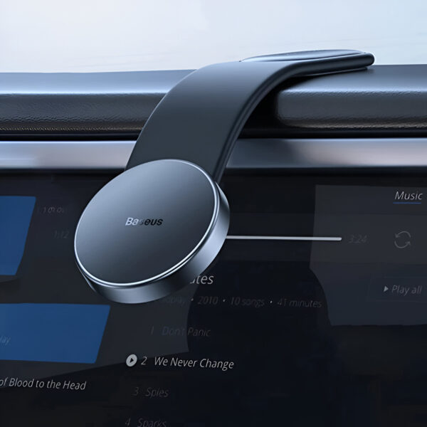 Flexible Magnetic Car Phone Holder with Wireless Charging