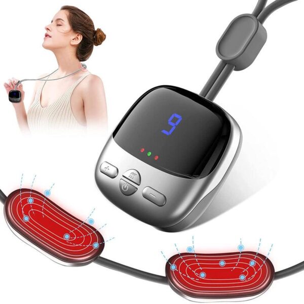 Mini Portable Smart Neck & Shoulder Massager with Heat