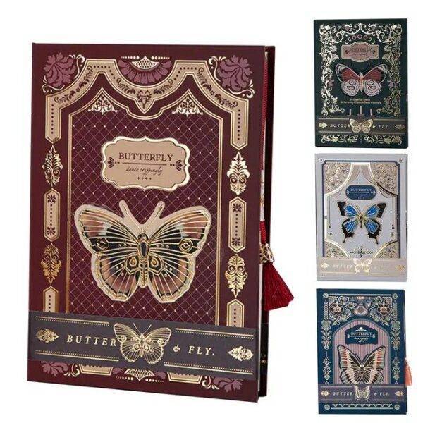 Classic Gothic Butterfly Series Diary Notebook