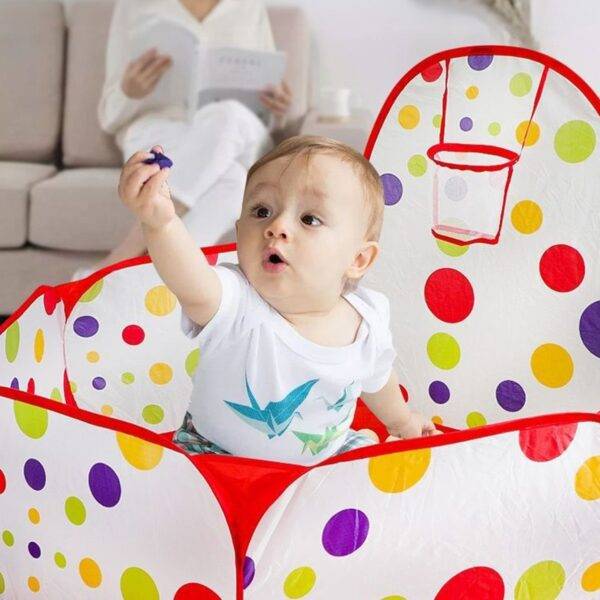 Children’s Ocean Ball Pool with Basketball Hoop - Image 5