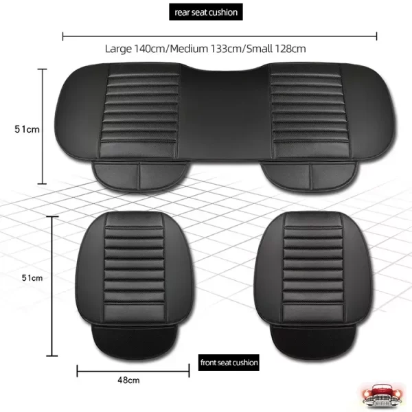 Universal Fit Luxury PU Leather Car Seat Covers - Image 10
