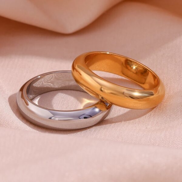 Waterproof Gold Plated Minimalist Loop Ring