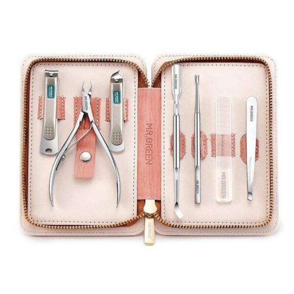 Deluxe 7-Piece Stainless Steel Manicure & Pedicure Nail Care Set