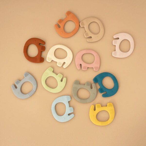 Cartoon Animal Soft Silicone Teether