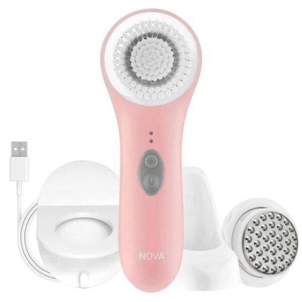 Sonic Exfoliating Facial Cleanser with Serum Infuser & Antimicrobial Bristles