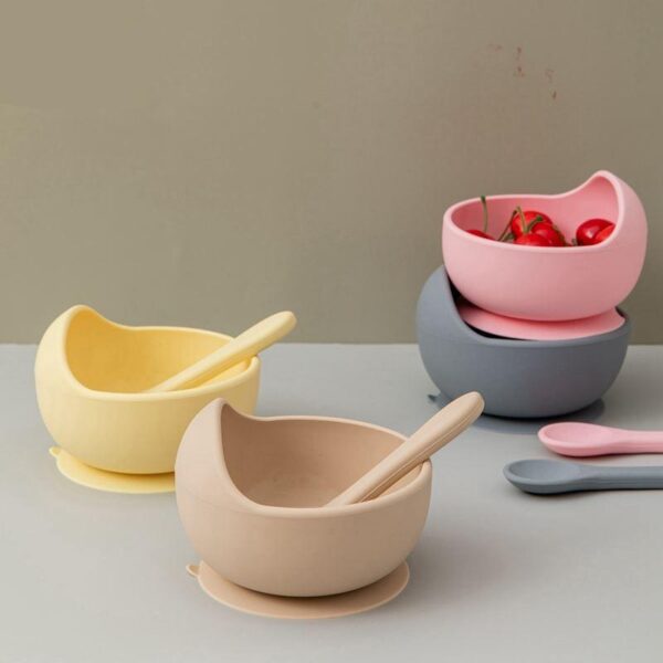 Baby Silicone Feeding Spoon