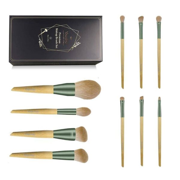 10Pcs Professional Makeup Brush Set with Premium Case