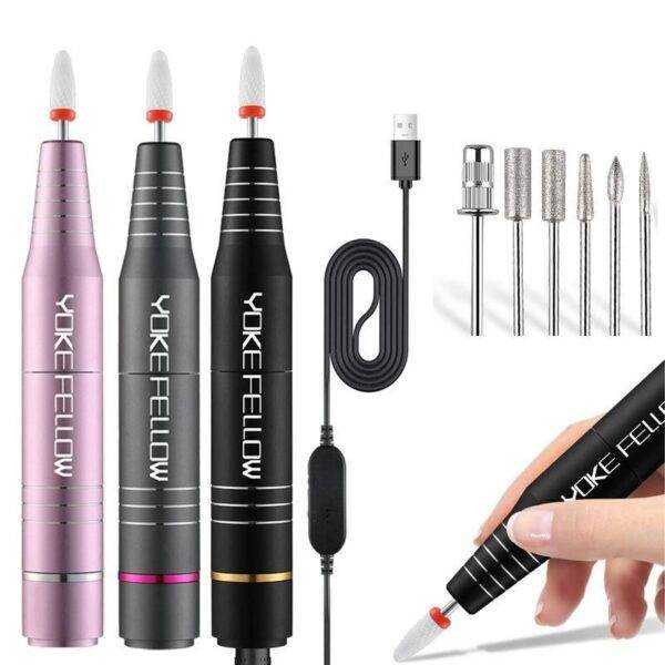High-Speed Electric Nail Drill Machine with Ceramic Bits