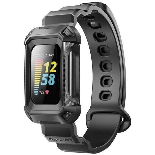 Rugged Protective Case & Band for Fitbit Charge 5/6