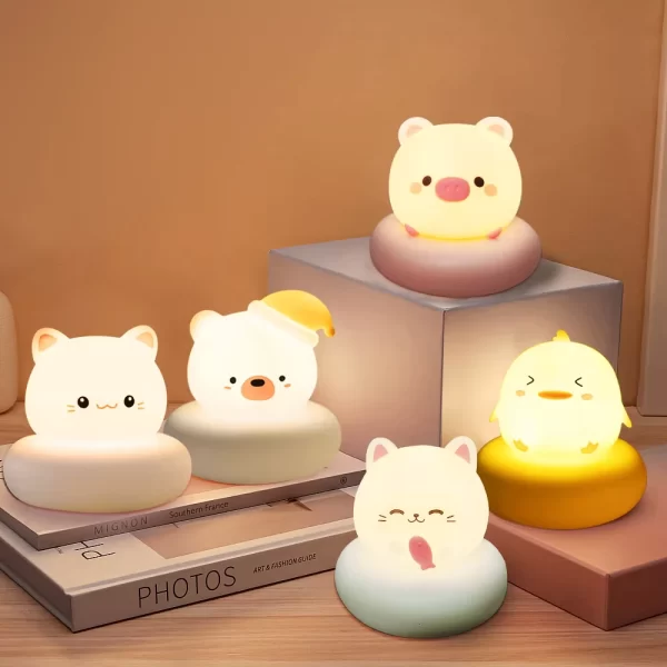 Rechargeable Dimmable LED Night Light for Kids