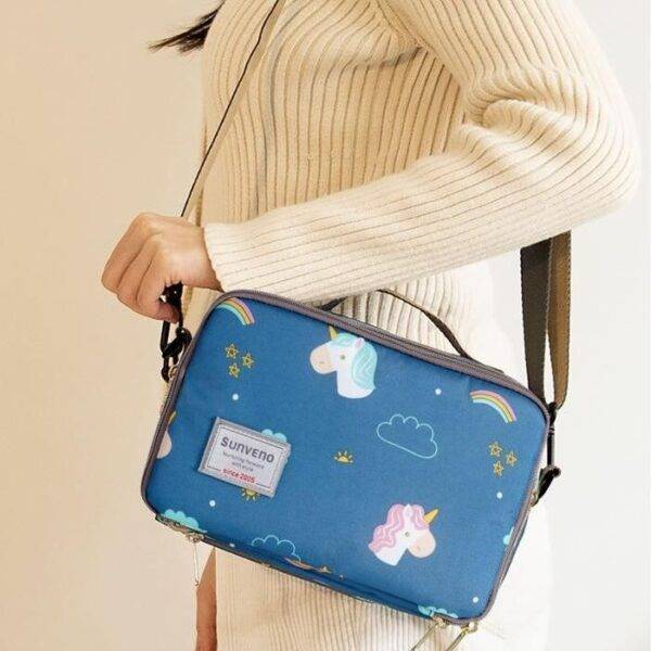 2in1 Portable Diaper Changing Bag with Waterproof Changing Pad
