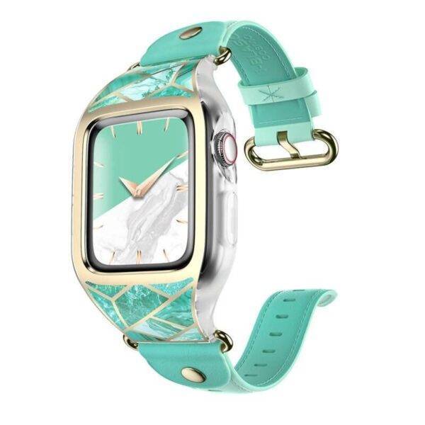 Stylish Sporty Apple Watch Band with Protective Bumper for Series 3/2/1 (38mm)