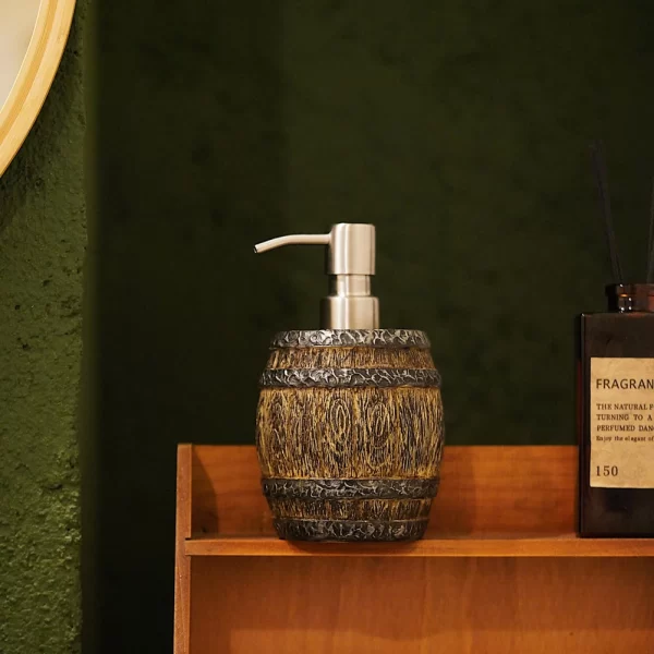 Barrel-Style Soap Dispenser