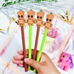 20pcs Lovely Cartoon Black Tree Man Neutral Pens