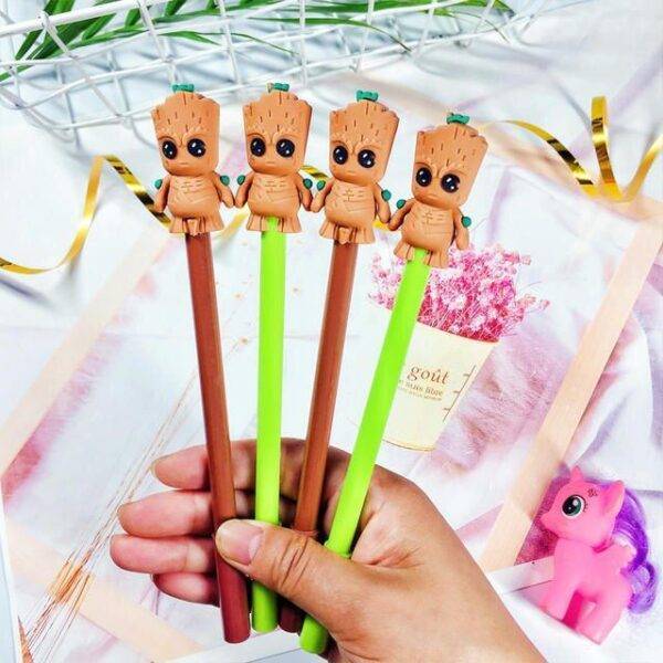 20pcs Lovely Cartoon Black Tree Man Neutral Pens