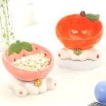Elevated Ceramic Cat & Small Dog Food and Water Bowl