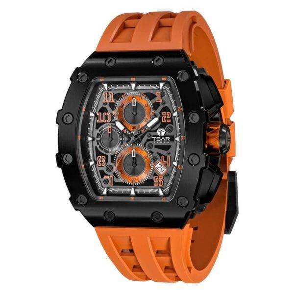 Luxury Stainless Steel Wristwatch with Sapphire Crystal