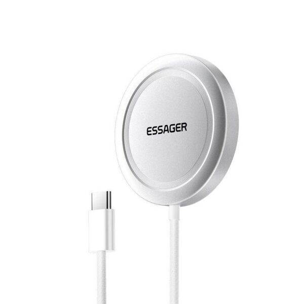 15W Magnetic Wireless Charger Qi2 Compatible for iPhone 15 Pro Max & Samsung