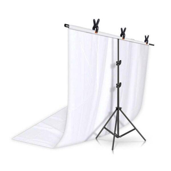 T-Shape Tripod Stand Background Backdrop Kit - Professional Photo Studio Set