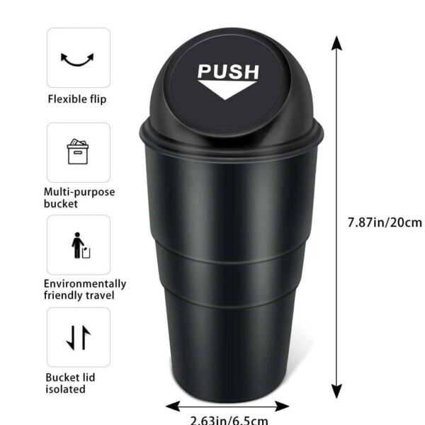 Mini Car Trash Bin - Image 3