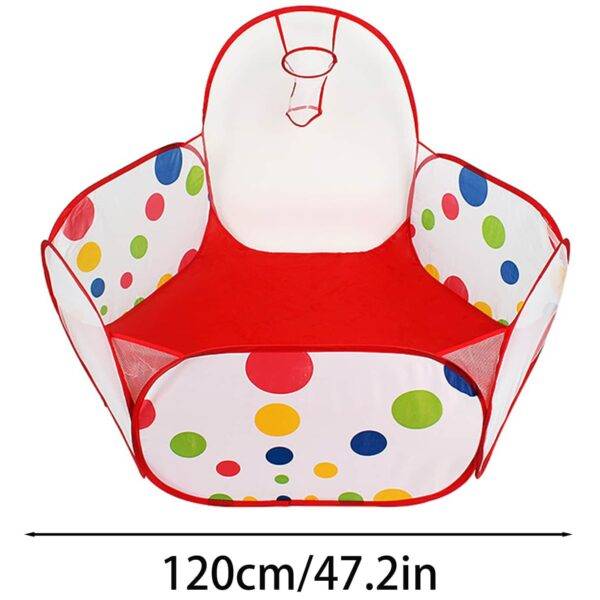 Children’s Ocean Ball Pool with Basketball Hoop - Image 7
