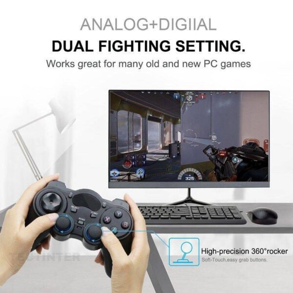 Universal 2.4G Wireless Game Controller Joystick with OTG for Android, PC, PS3 & Smart Devices - Image 4