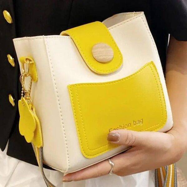 Trendy Yellow Mini Crossbody Handbag