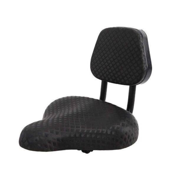 Comfort Plus Faux Leather Bike Saddle with Backrest