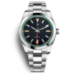 Luxury Green Sapphire Glass Automatic Mechanical Watch