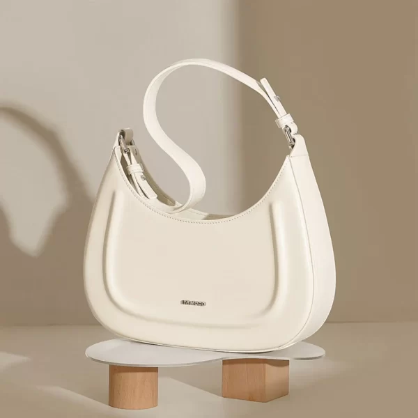 Elegant Half-Moon Crossbody Bag