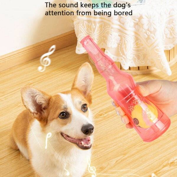 Floating Rubber Tennis Bottle Dog Toy – Stress Reliever & Bite Resistant - Image 6