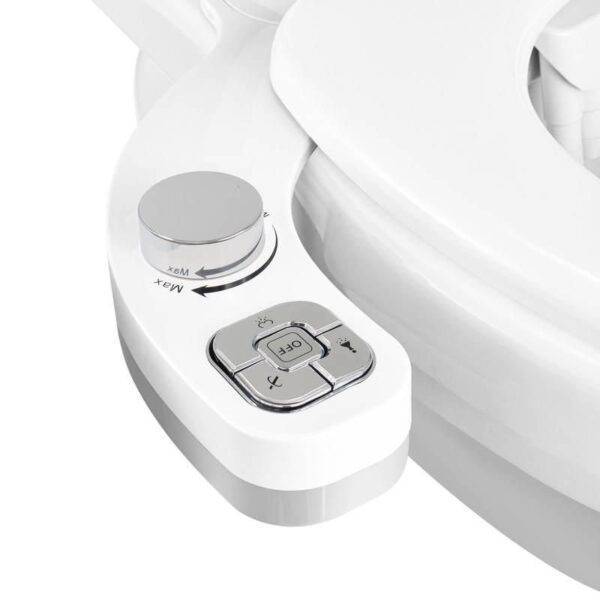 Ultra-Thin 3-Function Bidet Toilet Seat Attachment