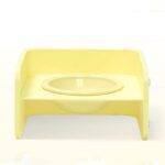 Adjustable Ceramic Pet Food and Water Bowl with Rack