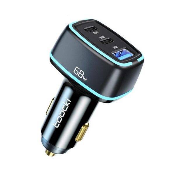 125W Car Charger QC3.0 PD3.0 PPS Fast USB Type C