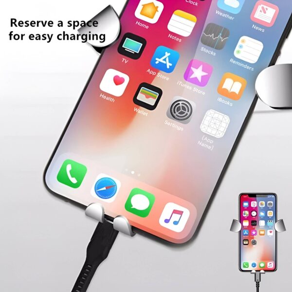 Gravity Car Phone Holder Air Vent Mount Clip - Image 5