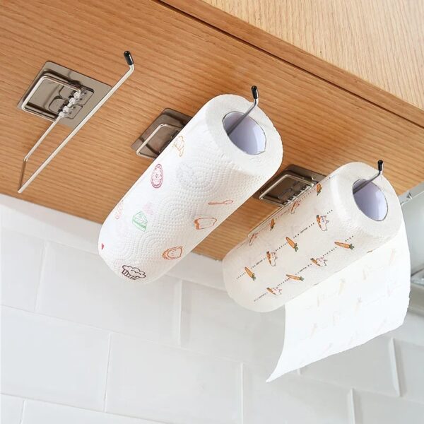 Adhesive Kitchen Paper Towel Holder