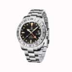 Elegant 42mm GMT Automatic Mechanical Watch with Sapphire Crystal