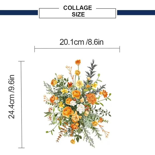 Green Plant Leaves Wall Sticker - Image 7