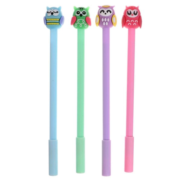 24 Pcs Animal Cute Owl Gel Ink Pens