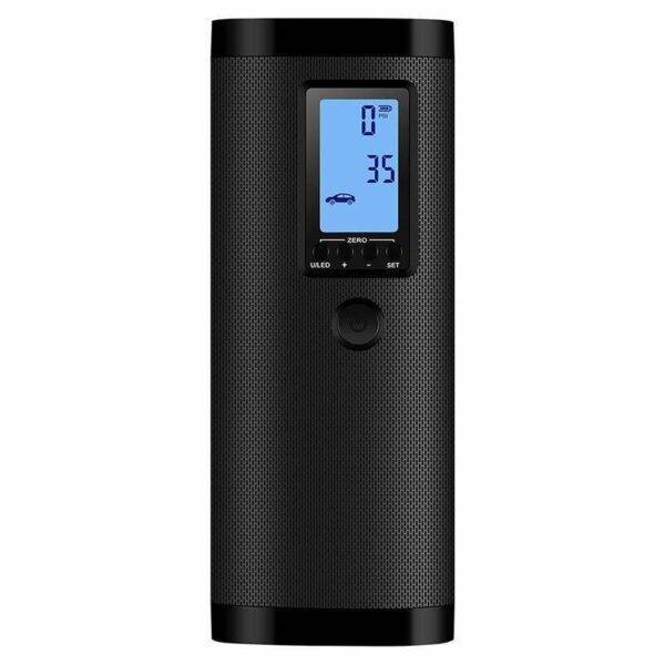 Dual Display Electric Tire Inflator with Power Bank