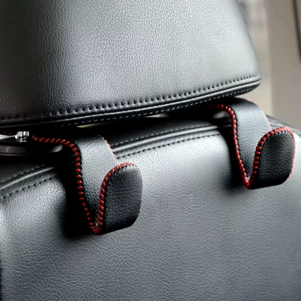 PU Leather Car Headrest Hook